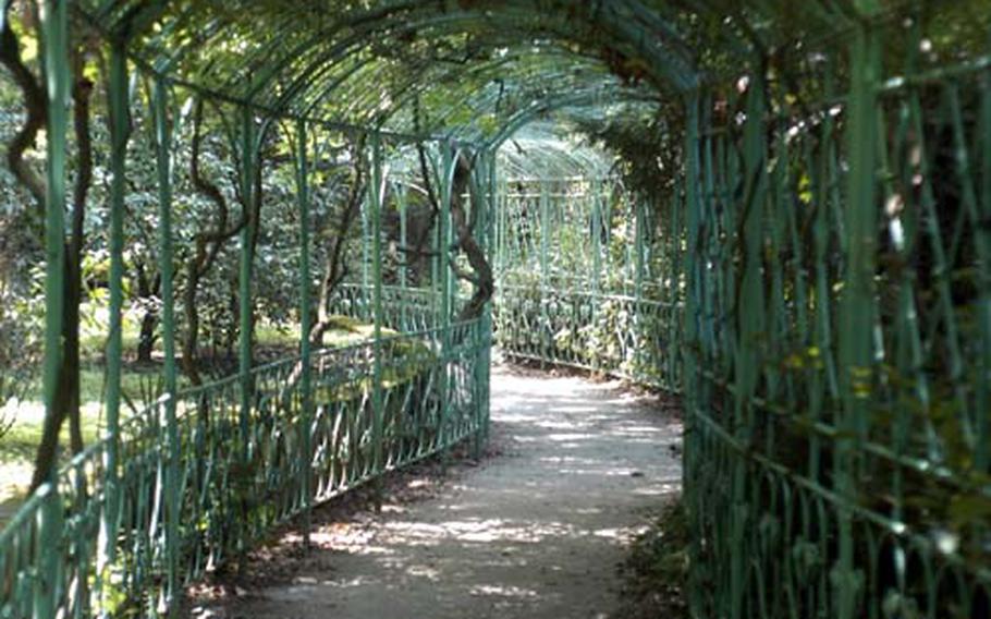 There&#39;s a large park surrounding Miramare Castle just outside of Trieste in northeastern Italy. It contains numerous paths - many shaded to provide cooler walks even on hot summer days.