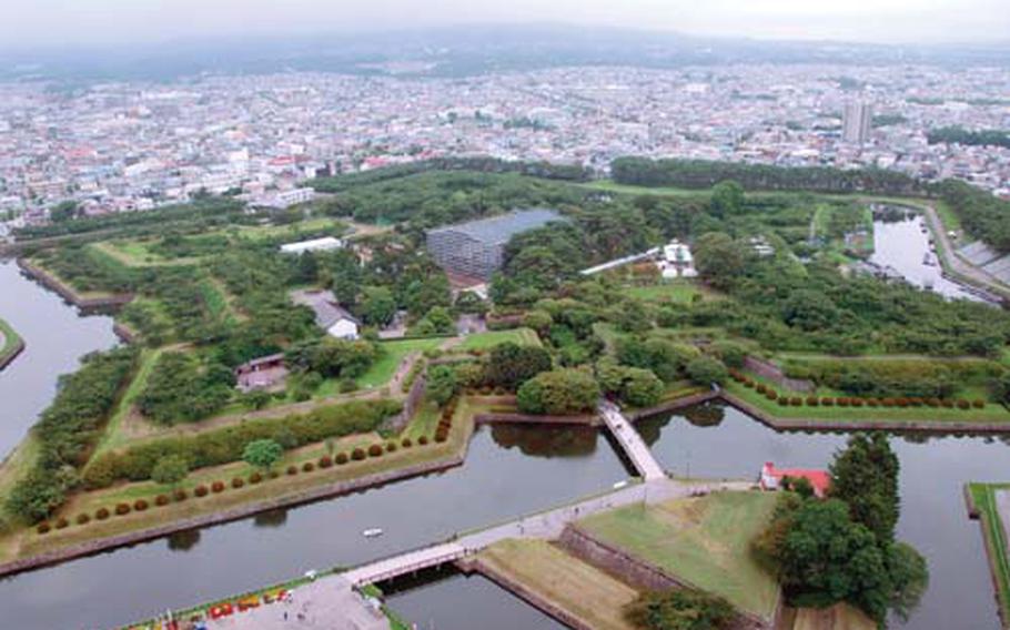 Goryokaku – the star-shaped fort that was constructed in the port city of Hakodate in the mid-1800s – eventually housed Japanese traditionalists who opposed the Meiji Restoration. The forces were crushed in 1869, ending the Hakodate War.