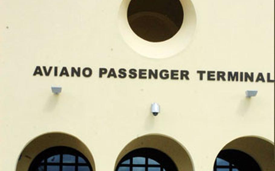 A new passenger terminal is now open at Aviano Air Base, Italy, replacing a facility that was built in 1955.