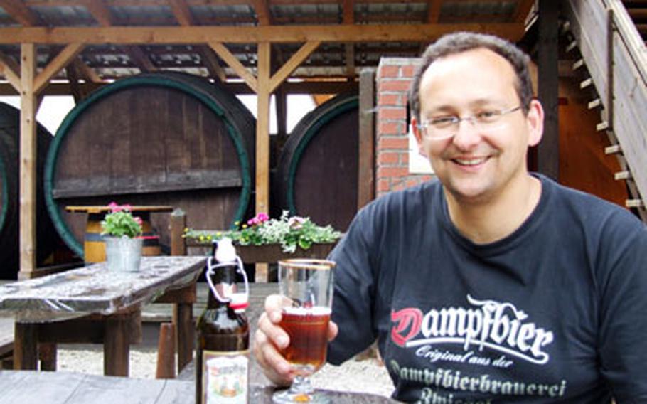 Mark Pfeffer is the fifth generation of his family to head the steam beer brewery Dampfbierbrauerei Zwiesel in Zwiesel, Germany.