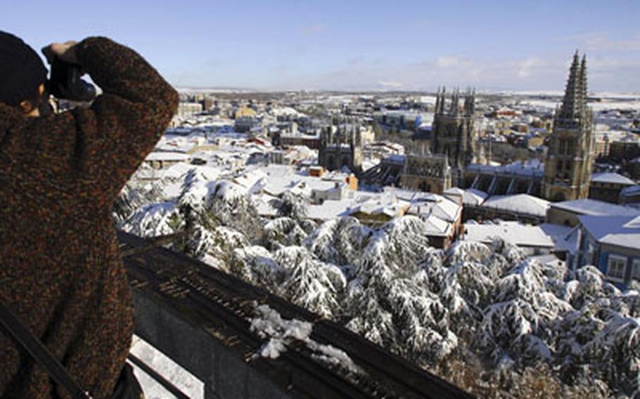 A photographer finds Burgos, Spain, irresistible after a heavy snow storm.