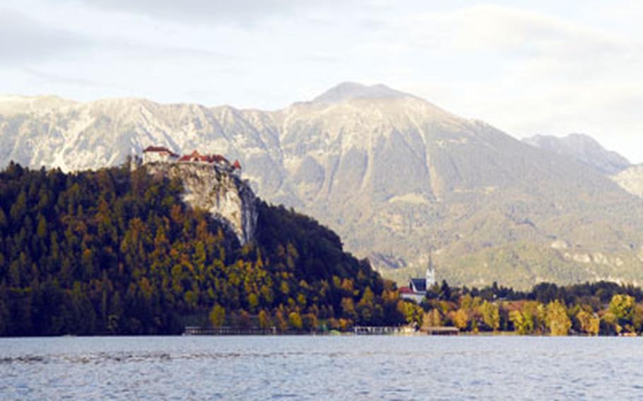 Bled features a pristine lake and a centuries-old castle sitting on a bluff 300 feet above the water.