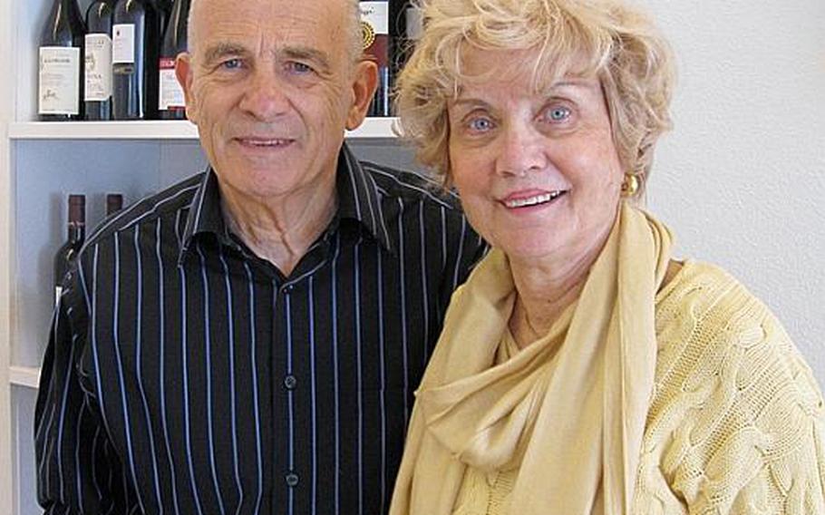 Italian-born Larry Pisoni and his American-born wife, Grace (Carol) Pisoni. The two have homes in the United States and Italy, and both hold dual citizenship.