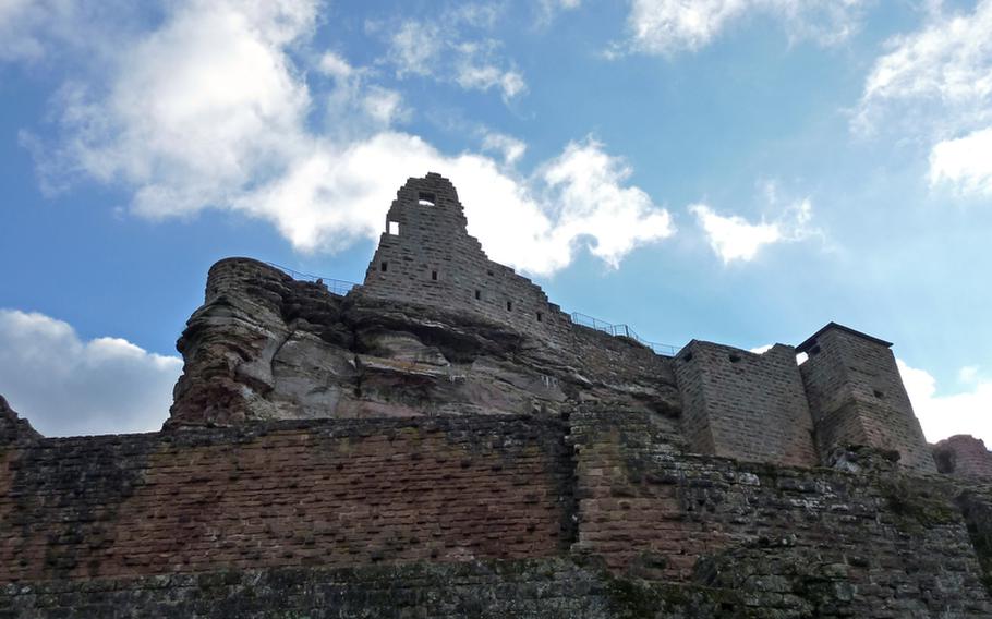 The ruins of the once mighty Fleckenstein castle in the northern Alsace.  