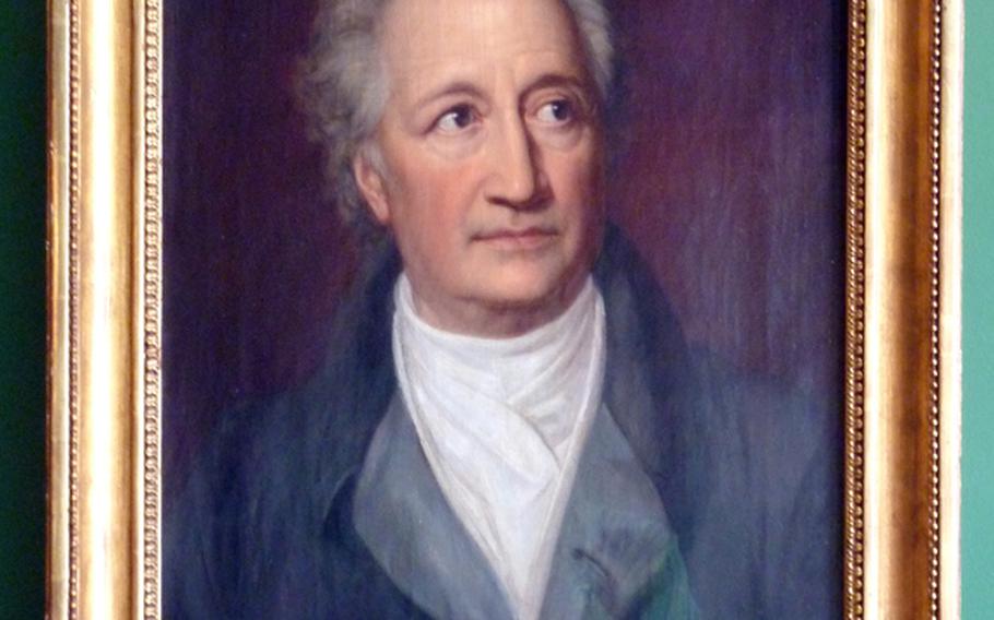 Johann Wolfgang von Goethe, the German poet, novelist, playwright, courtier and natural philosopher.