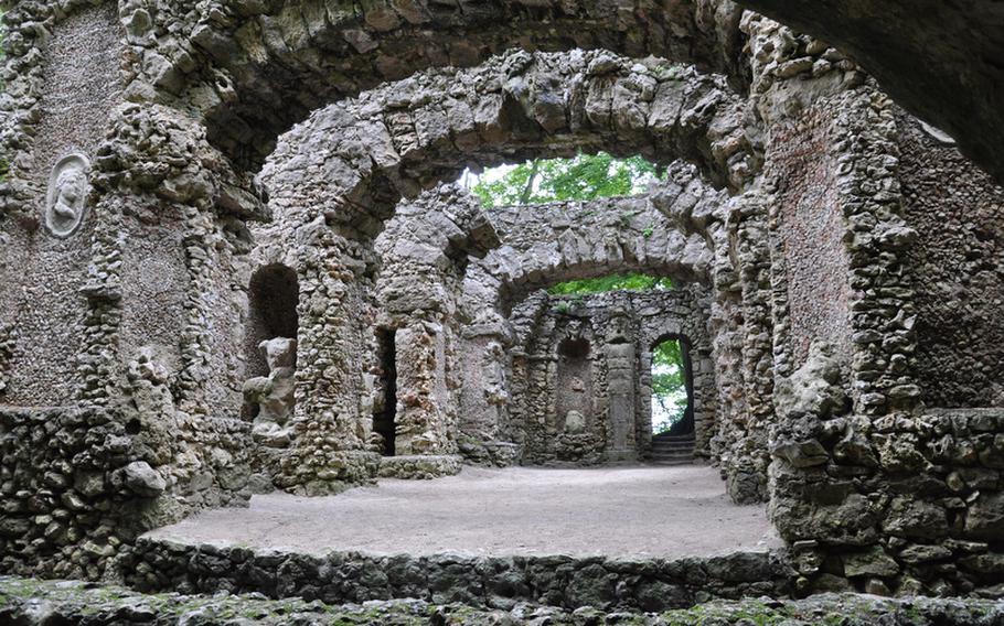 The Nature Theater lies deep inside the rock garden, an idyllic setting for live performances still given here.