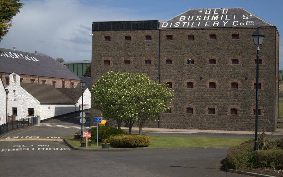 Just inland from the Ireland coast is Old Bushmills Distillery Co., which offers guided tours. Here tales are also told of the famous Bushmills label.