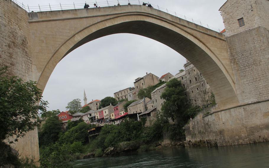 The Stari Most (old bridge) is the centerpiece and main attraction in Mostar, an idyllic city straddling a river. The city saw some of the most intense fighting of the civil war in the early 1990s.