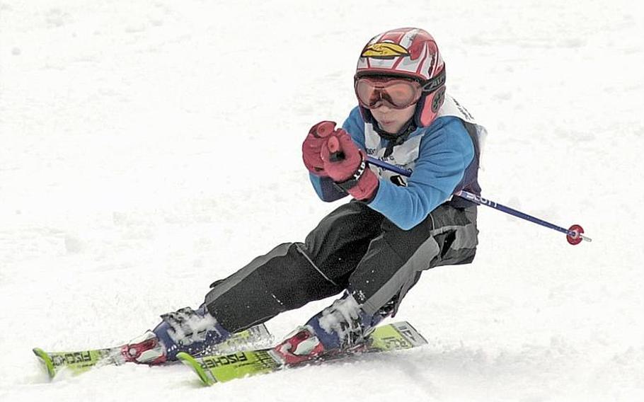 Children are required to wear helmets on most European slopes.  