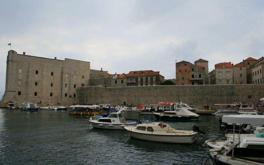 Porat Harbour on the city's east side is a haven for fishing boats and sightseeing cruises to nearby  Lokrum Island.