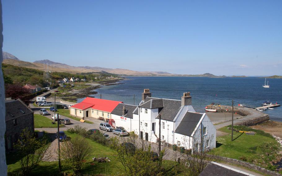 The small community of Craighouse is home to the Isle of Jura's one pub, its distillery and the only shop on the island.
