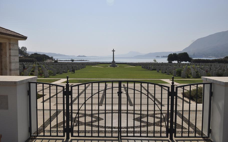 The Souda Bay War Cemetery holds the remains of some 1,500 Commonwealth troops from the U.K., Australia and New Zealand who defended Crete during the German invasion in 1941.