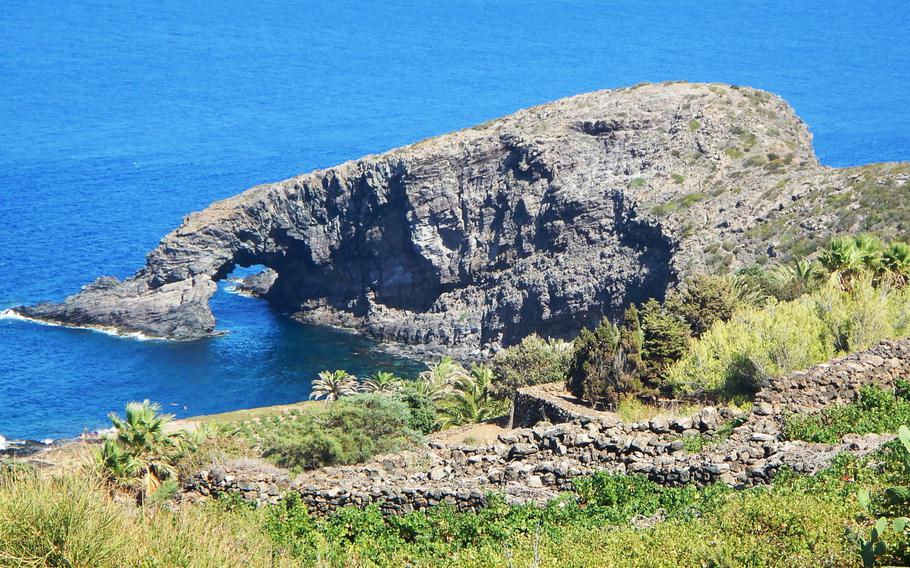 Pantelleria's famed Elephant Rock is a hallmark of the island's coastline.