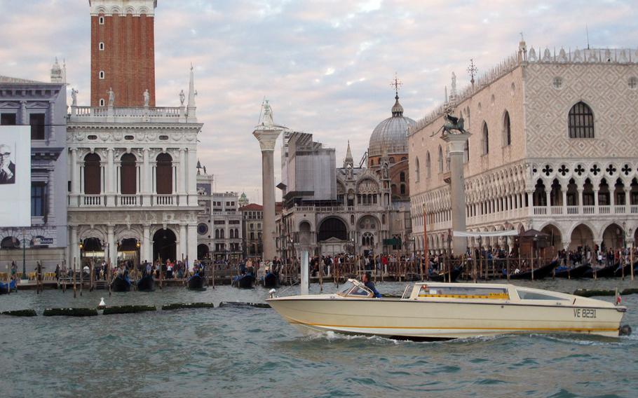 The Doges Palace and St. Mark's Square are top tourist sites in Venice.