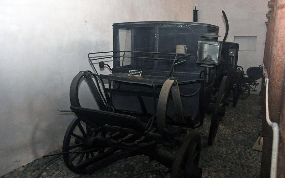 A museum (Museo Civico delle Carozze D'Epoca di Codroippo) dedicated to historical carriages is located about two miles from Villa Manin. But the villa has a handful of them, too.