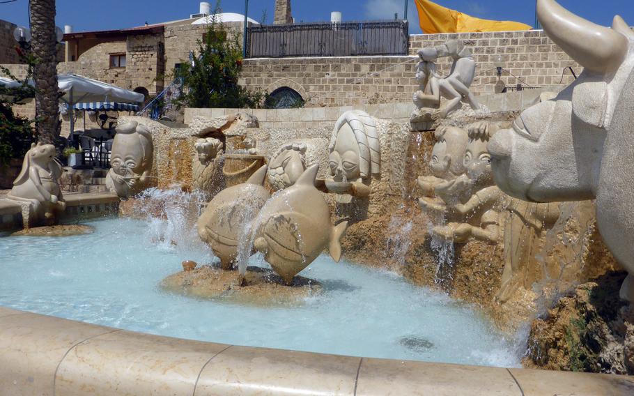 The Zodiac Fountain in Jaffa, Israel, features, as the name suggests, whimsical characters portraying the signs of the zodiac.