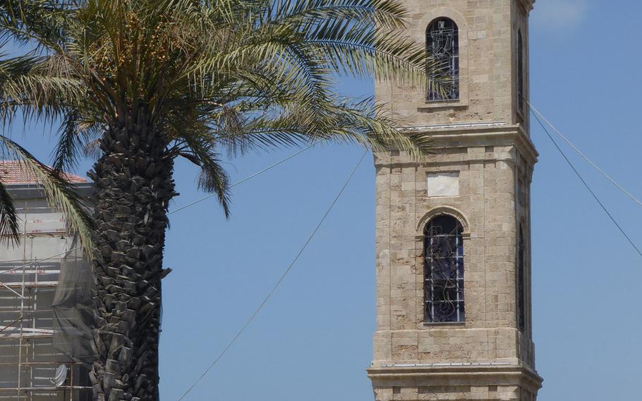 Theclock tower in Jaffa, Israel, was built at the beginning of the 20th century during the reign of the Turkish sultan Abdul Hamid II and has a clock face on all four sides. It is a good place to start or end your exploration of Jaffa.