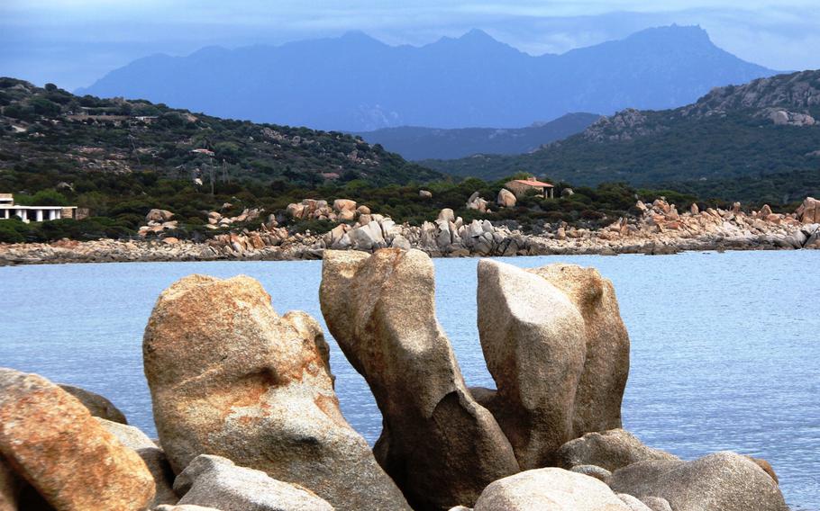On the French island of Corsica, rocky fingers along the coast seem to grow out of the sea.