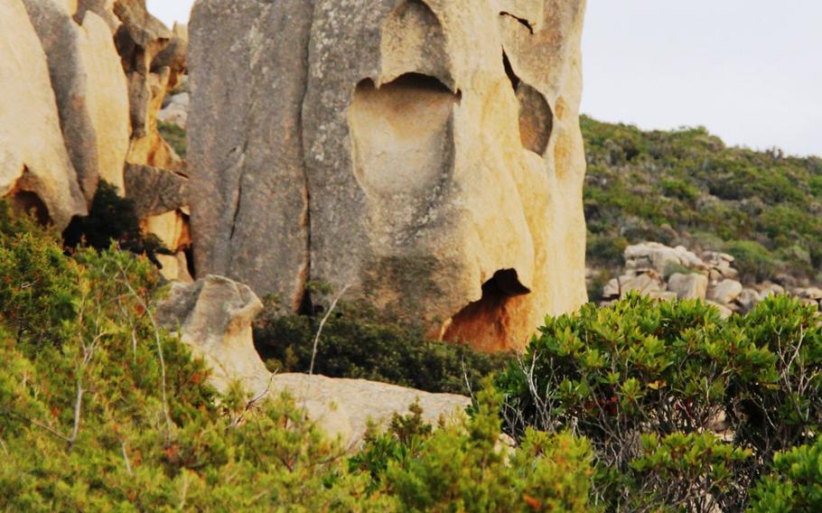 Rocks that have been amazingly sculpted by centuries of wind and water abound in Corsica.