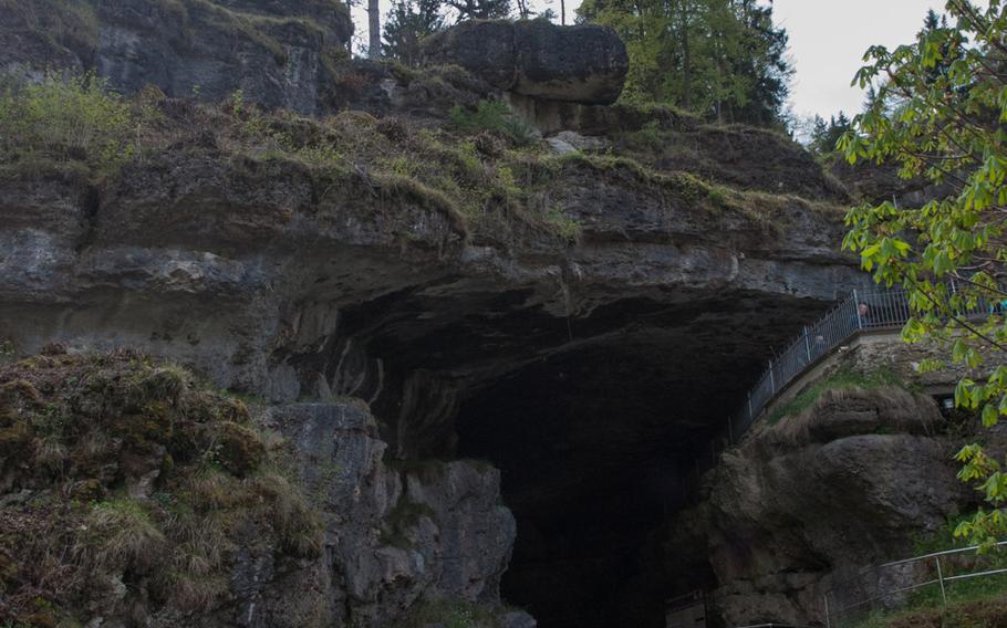 The Teufelshöle, or Devil's Cave, is one of the main attractions in Pottenstein. This limestone cavern is an easy walk and has English recordings available.