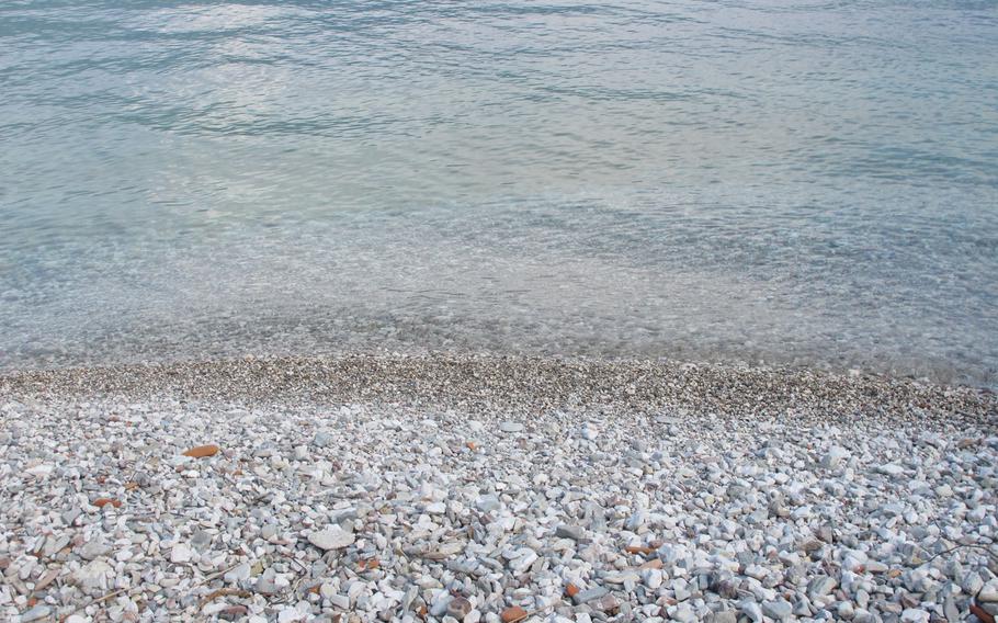 No details are overlooked at the Grand Hotel a Villa Feltrinelli, but staffers are not responsible for the clean pebbles. Lake Garda is unusually pristine.