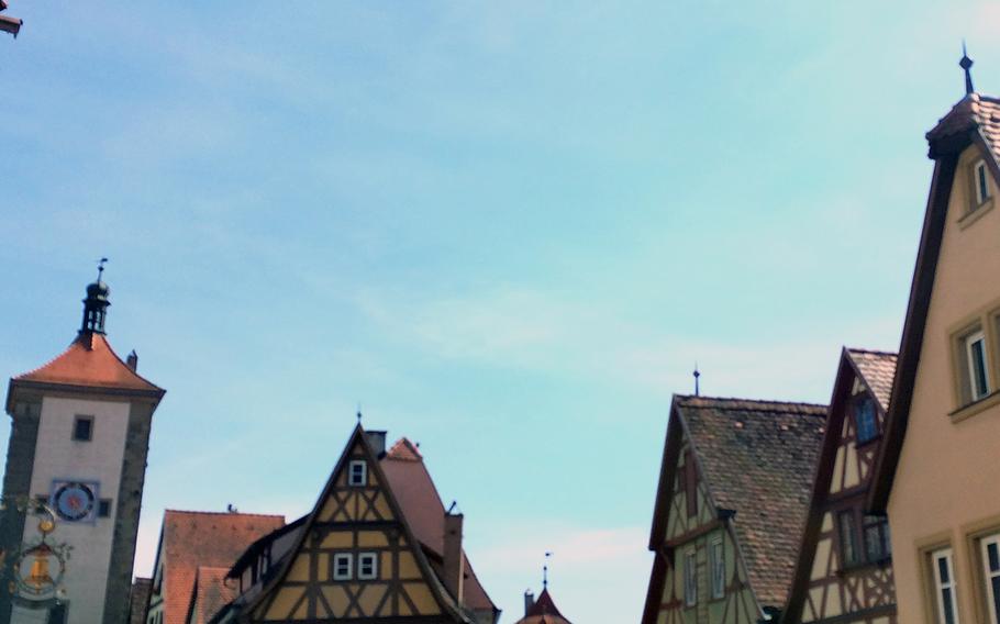 The charming town of Rothenburg ob der Tauber, Germany, offers narrow streets, half-timbered architecture and the fairy-tale setting many tourists are looking for in Europe.