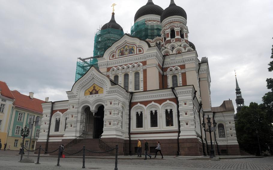 Finished in 1900, the wonderfully ornate Alexander Nevsky Cathedral on Toompea Hill in Tallinn, Estonia, is a reminder of the late Russian influence on Estonian history.