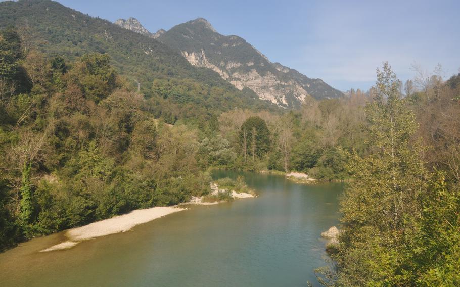 Most Americans who work at Aviano Air Base are probably most familiar with the part of the Meduna River that flows near a shopping mall of the same name on the outskirts of Pordenone, Italy. But the river gets its start up in the mountains.