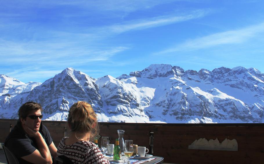 Chez Coquoz, a welcome retreat on the slopes above the Swiss town of Champéry, provides guests with stunning mountain views.