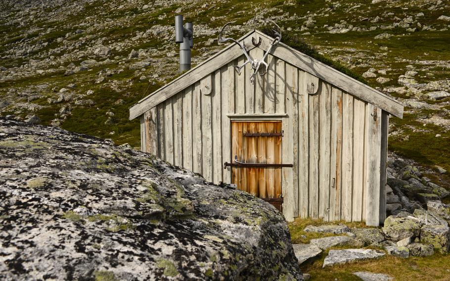 A privately owned hunting hut in Dovrefjell National Park.