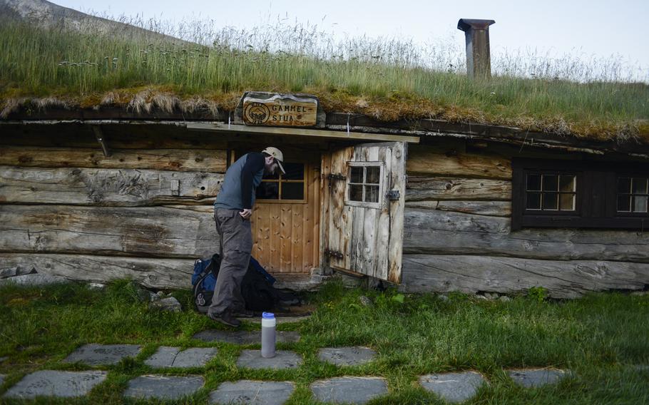The Gammelsetra hut looks rustic, but provides more than adequate shelter after a day of hiking in Dovrefjell National Park, Norway.