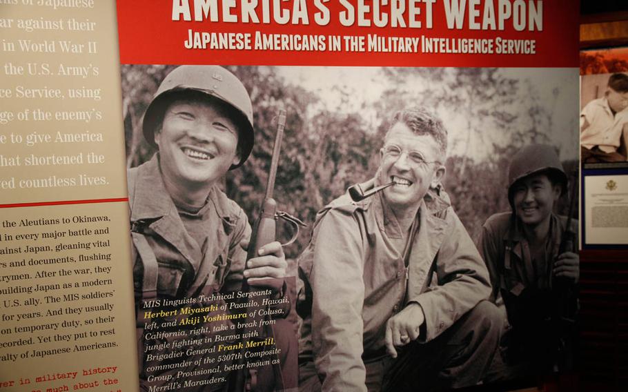 MIS Nisei worked closely with the famed Merrill's Marauders in Burma during World War II.   