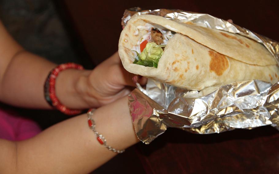 The gyros at Da Spot are two-fisted big, but you'll need patience for the preparation.