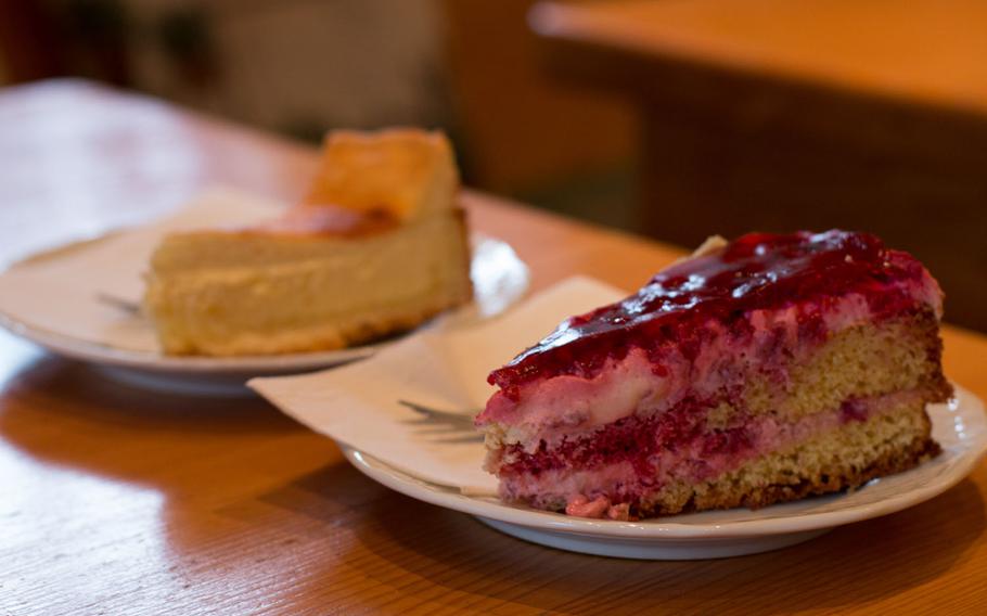 All of the desserts at Gasthaus Glash?tte are made right on the premises, which is in keeping with their locally produced, in-season menu philosophy.
