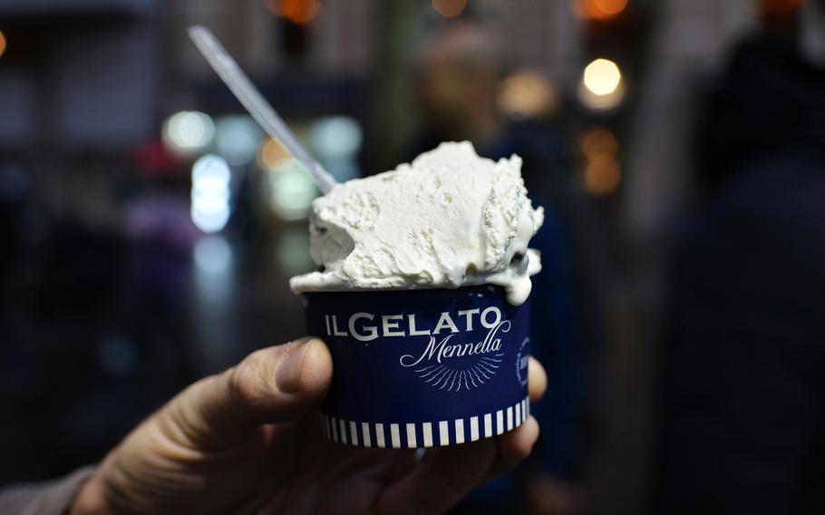 The offerings at Il Gelato Mennella are creamy and rich, with the sweetness dialed back to allow natural flavors to come through.