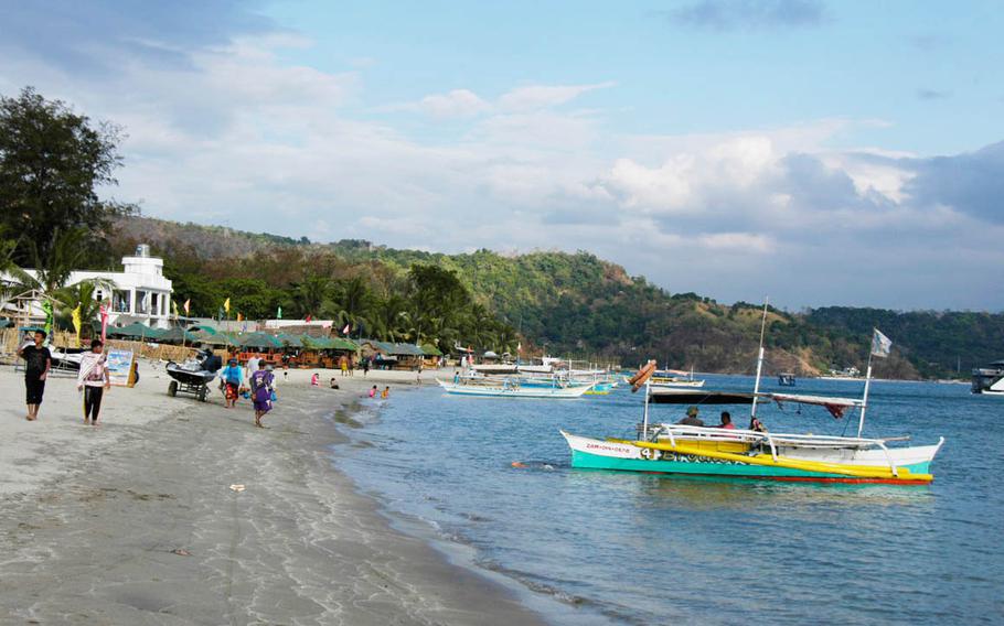 Baloy Beach in Subic Bay, The Philippines.