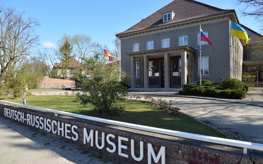 The German-Russian Museum in Berlin-Karlshorst. The building, a former German officers' mess, was Red Army headquarters during the battle for Berlin when the surrender was signed. From 1945 to 1949 it was the headquarters of the Soviet Military Administration in Germany. In 1967 the Red Army opened the "Museum of Unconditional Surrender of Fascist Germany in the Great Patriotic War of 1941-45." The current museum opened in 1995.