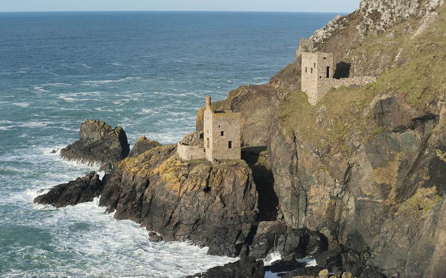 BBC One's "Poldark" location managers couldn't resist the rich mining heritage of the west Cornwall coast. The sweeping tale of 18th-century romance, shipwrecks and tin mining makes use of dramatic locations,  including the perilously perched Botallack Mine, seen here.
