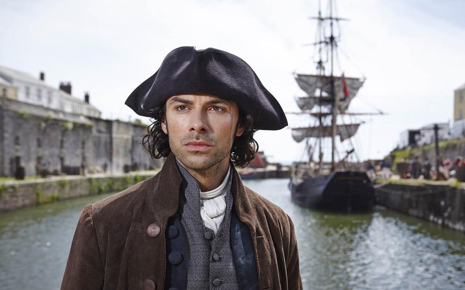 "Poldark" star Aidan Turner poses in front of a square-rigged ship in the harbor at Charlestown, in the southwestern county of Cornwall, England. "The great thing about Charlestown is that it was finished in 1799, and substantially it has never changed," says John Marshall, our guide with Cornish Welcome Tours.