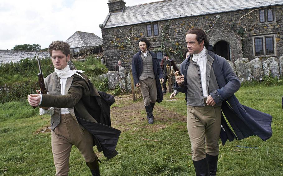 In the 2015 remake of Winston Graham's "Poldark," the scene is set for a duel between Poldark's cousin Francis and disgraced sea captain, Capt. Blamey at Ross Poldark's home, Nampara. The home used for exteriors of Nampara is a stone cottage that tour-goers can see from the outside on Bodmin Moor.
