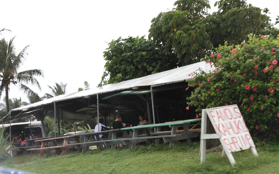 Nothing fancy but surely tasty, Famous Kahuku Shrimp Truck on Oahu's North Shore serves up garlic, spicy, coconut, panko-breaded, steamed or fried shrimp.