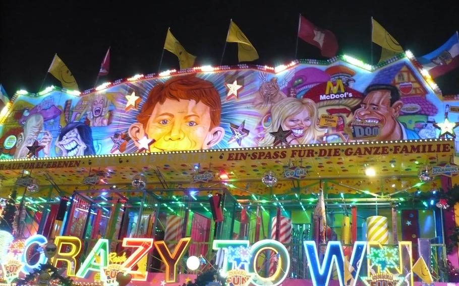 Much of the art seen on the stalls at the Hamburger DOM depicts likenesses of icons of American pop culture. Photo by Karen Bradbury/Stars and Stripes