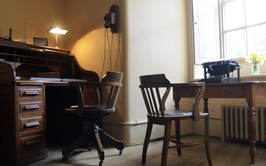 A room in the servants' quarters at the Ickworth House in Horringer, England.