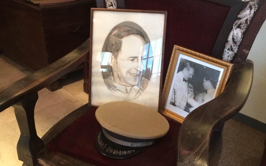 Memorabilia related to Gen. Douglas MacArthur is seen at the Manila Hotel in the Philippines.