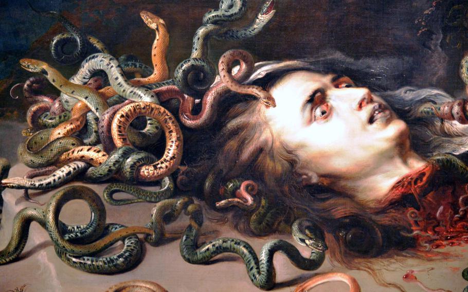 ''The Head of Medusa'' by Peter Paul Rubens is perhaps one of the stranger paintings on display in ''Rubens: The Power of Transformation'' at the Staedel Museum in Frankfurt, Germany,