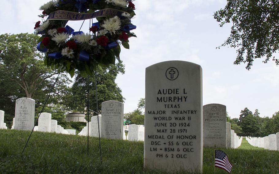 Audie Murphy's grave site on June 20th, 2013. 