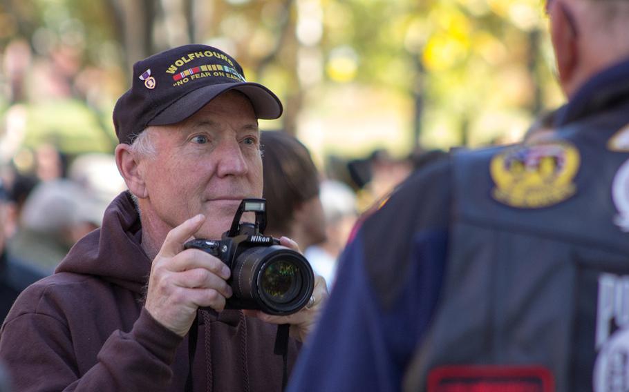 Veterans Day 2013 at The Vietnam Veterans Memorial in Washington, D.C.