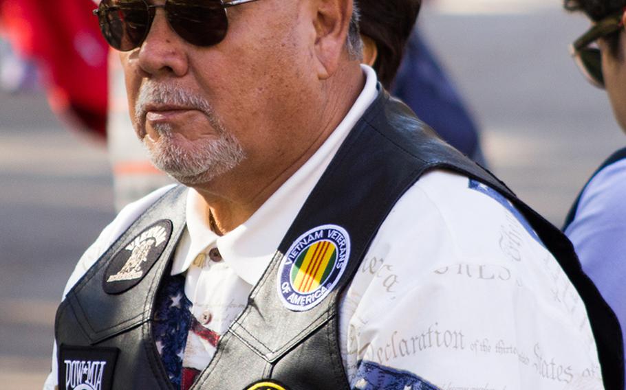 Veterans Day 2013 at The Vietnam Veterans Memorial in Washington, D.C.