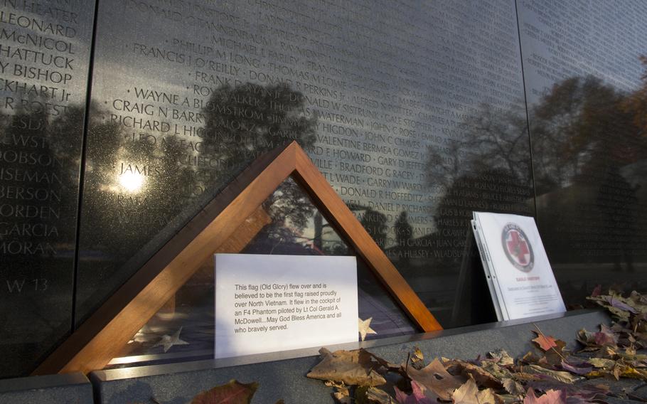 Veterans Day 2013 at the Vietnam Veterans Memorial in Washington, D.C.