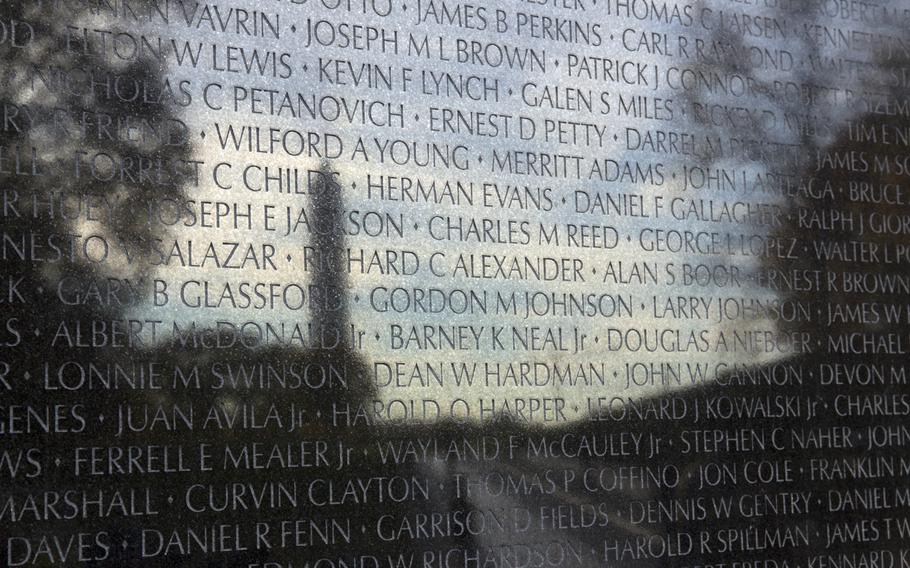 Veterans Day 2013 at the Vietnam Veterans Memorial in Washington, D.C.